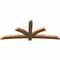 Ekena Millwork Davenport Timber Gable Bracket, Western Red Cedar, 96"W x 40"H x 3 1/2"D x 5 1/2"F, 10/12 Pitch GBW096X40X0406DAV00SWR - alternate 2